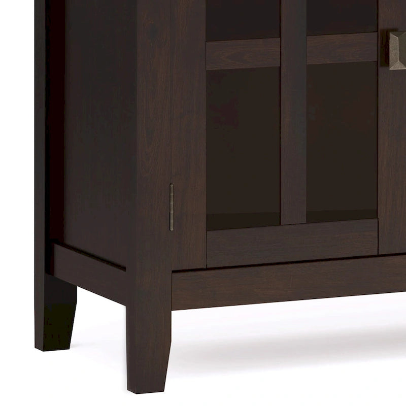 Credenza/Buffet grande a 4 ante Stratford 60, in legno massello, stile tradizionale - 17p x 60l x 34a