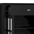 Credenza/Buffet grande a 4 ante Stratford 60, in legno massello, stile tradizionale - 17p x 60l x 34a