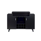 Credenza portavino contemporanea nera/cappuccino — 1 Unità