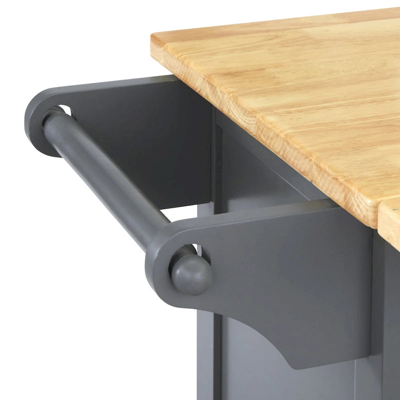 Carrello da cucina con anta a ribalta e 3 cassetti