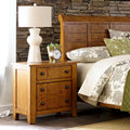 Comodino Rustico "Grandpa's Cabin" per Camera da Letto - Sandstone o Rovere Anticato