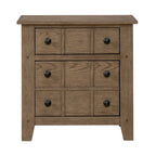 Comodino Rustico "Grandpa's Cabin" per Camera da Letto - Sandstone o Rovere Anticato