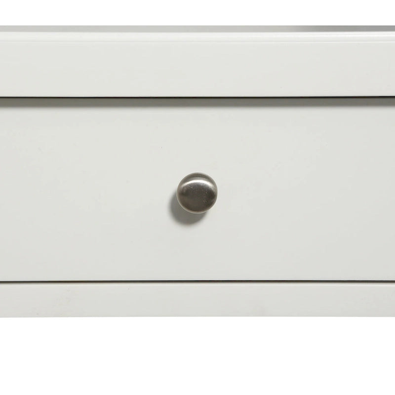 Comodino in legno multicolore con cassetto e ripiano inferiore – Singolo