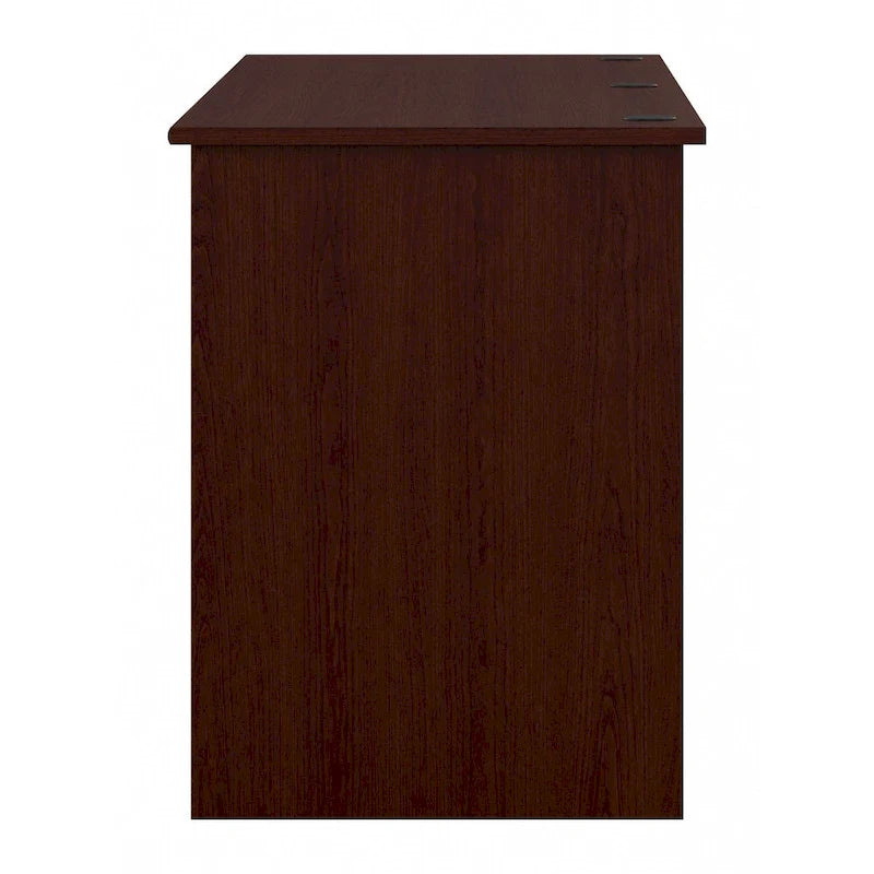 Scrivania in legno di ciliegio per computer con cassetto portadocumenti e scomparto portaoggetti