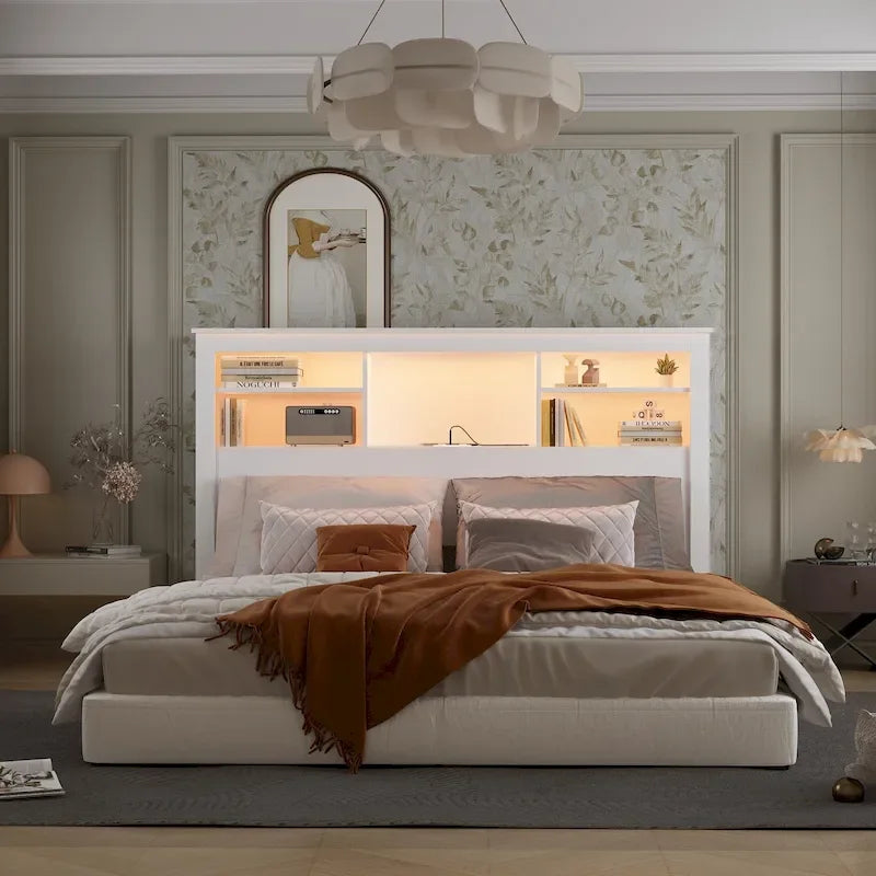 Testata libreria 65L x 43A con luce