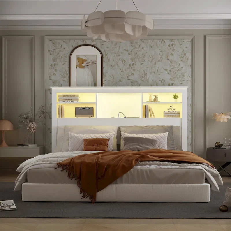 Testata libreria 65L x 43A con luce