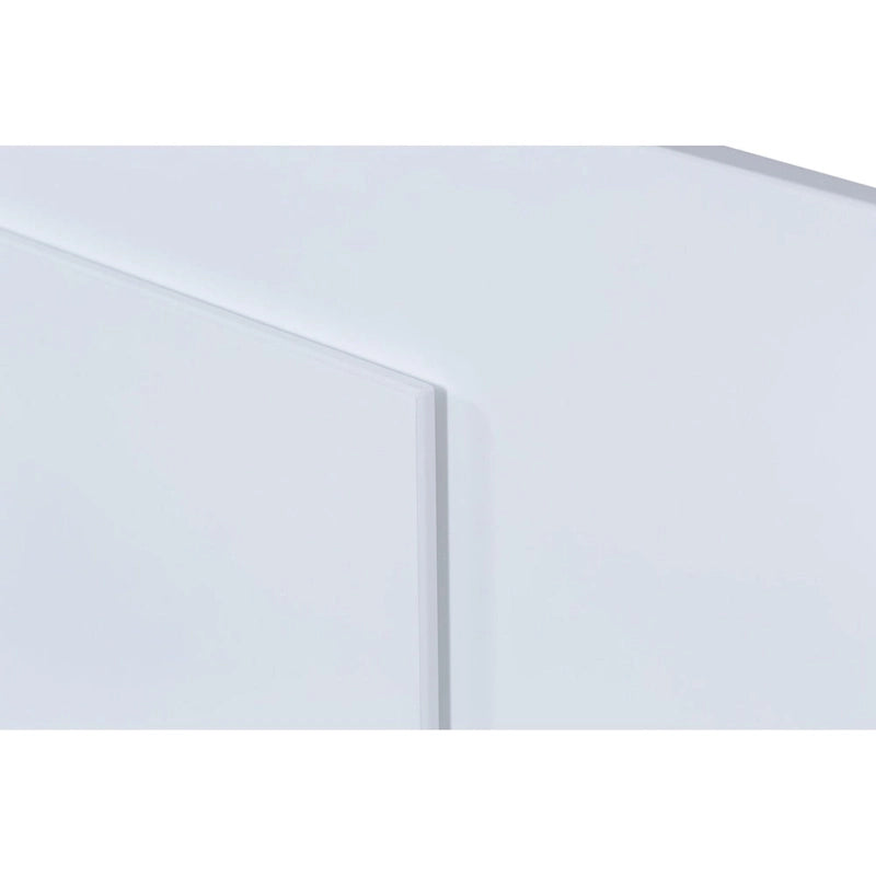 Testiera a pannello piatto a muro bianco sporco / rovere / caramello, adatta per letto king size / queen size / full size, installazione da 1 persona
