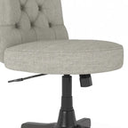 Sedia da ufficio Key West con schienale medio trapuntato