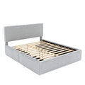 Letto imbottito a piattaforma, Queen Size, con 4 cassetti