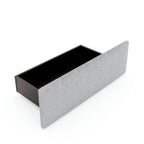 Letto imbottito a piattaforma, Queen Size, con 4 cassetti