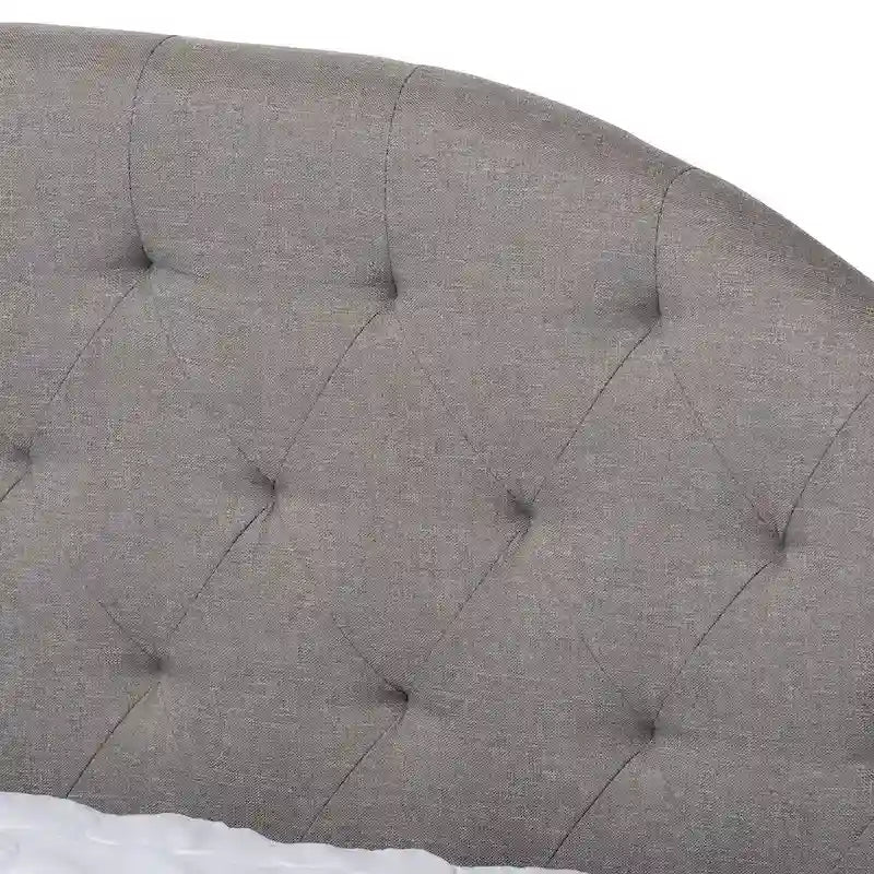 Daybed moderno grigio/beige con letto estraibile — Per 2 persone, misure full e queen