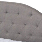 Daybed moderno grigio/beige con letto estraibile — Per 2 persone, misure full e queen