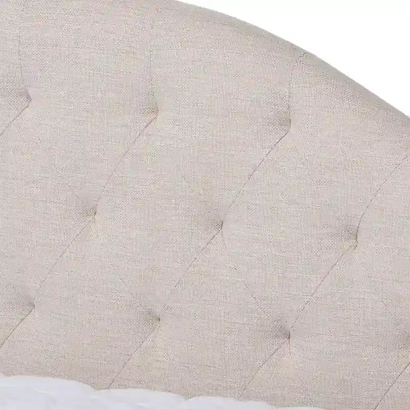 Daybed moderno grigio/beige con letto estraibile — Per 2 persone, misure full e queen
