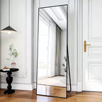 HOMLUX Specchio da terra rettangolare 64x21/58x18, a figura intera, per bagno