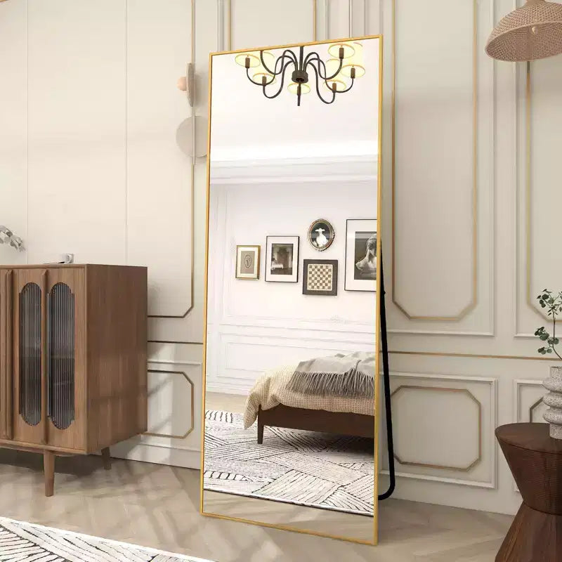 HOMLUX Specchio da terra rettangolare 64x21/58x18, a figura intera, per bagno