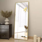 HOMLUX Specchio da terra rettangolare 64x21/58x18, a figura intera, per bagno
