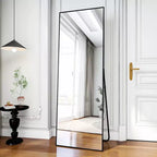 HOMLUX Specchio da terra rettangolare 64x21/58x18, a figura intera, per bagno