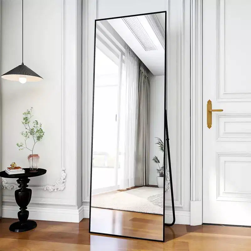 HOMLUX Specchio da terra rettangolare 64x21/58x18, a figura intera, per bagno