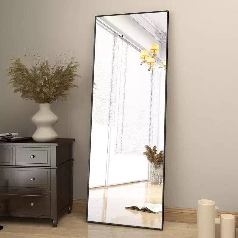 HOMLUX Specchio da terra rettangolare 64x21/58x18, a figura intera, per bagno
