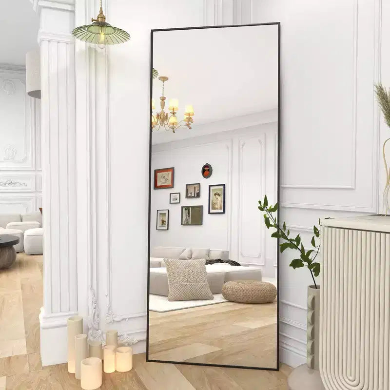 HOMLUX Specchio da terra rettangolare 64x21/58x18, a figura intera, per bagno