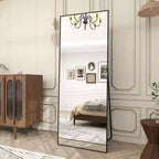 HOMLUX 64x21/58x18 Rectangular Leaning Floor Mirror Full Length Standing Mirror Bathroom