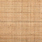 bali & pari Dalinda Carrello da cucina moderno bohémien a due livelli in rattan bicolore nero e marrone naturale