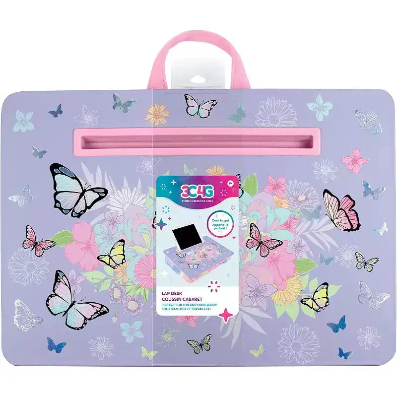 Make It Real: Butterfly Lap Desk - Purple Pastels & Butterflies