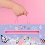Make It Real: Scrittoio da grembo farfalla - Pastello viola e farfalle
