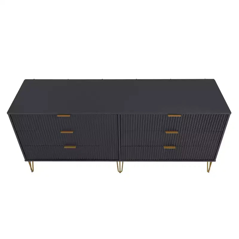 Manhattan Comfort Dumbo Set Comò a 5 Cassetti, Comò a 6 Cassetti e Comodino da 3 Pezzi