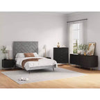 Manhattan Comfort Dumbo Set Comò a 5 Cassetti, Comò a 6 Cassetti e Comodino da 3 Pezzi