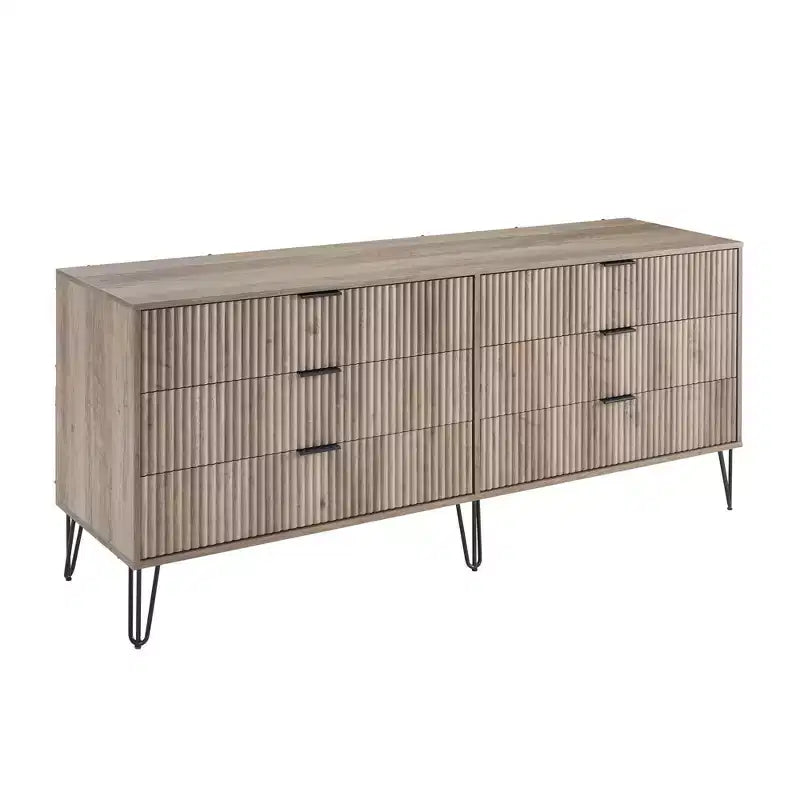 Manhattan Comfort Dumbo Set Comò a 5 Cassetti, Comò a 6 Cassetti e Comodino da 3 Pezzi