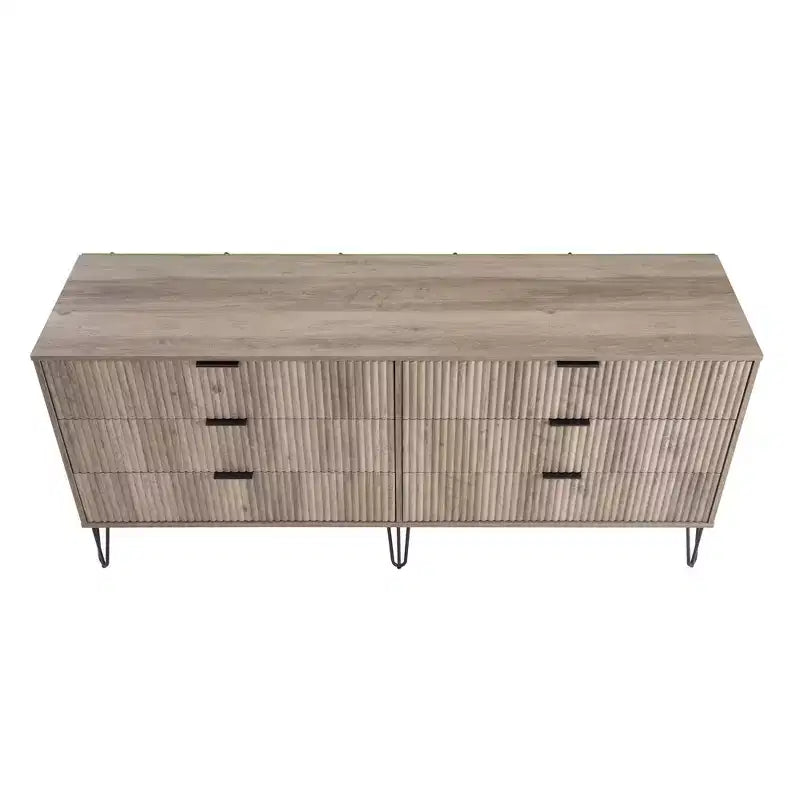 Manhattan Comfort Dumbo Set Comò a 5 Cassetti, Comò a 6 Cassetti e Comodino da 3 Pezzi