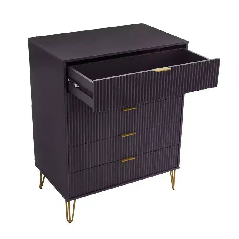 Manhattan Comfort Dumbo Set Comò a 5 Cassetti, Comò a 6 Cassetti e Comodino da 3 Pezzi