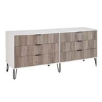 Manhattan Comfort Dumbo Set Comò a 5 Cassetti, Comò a 6 Cassetti e Comodino da 3 Pezzi