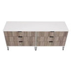 Manhattan Comfort Dumbo Set Comò a 5 Cassetti, Comò a 6 Cassetti e Comodino da 3 Pezzi