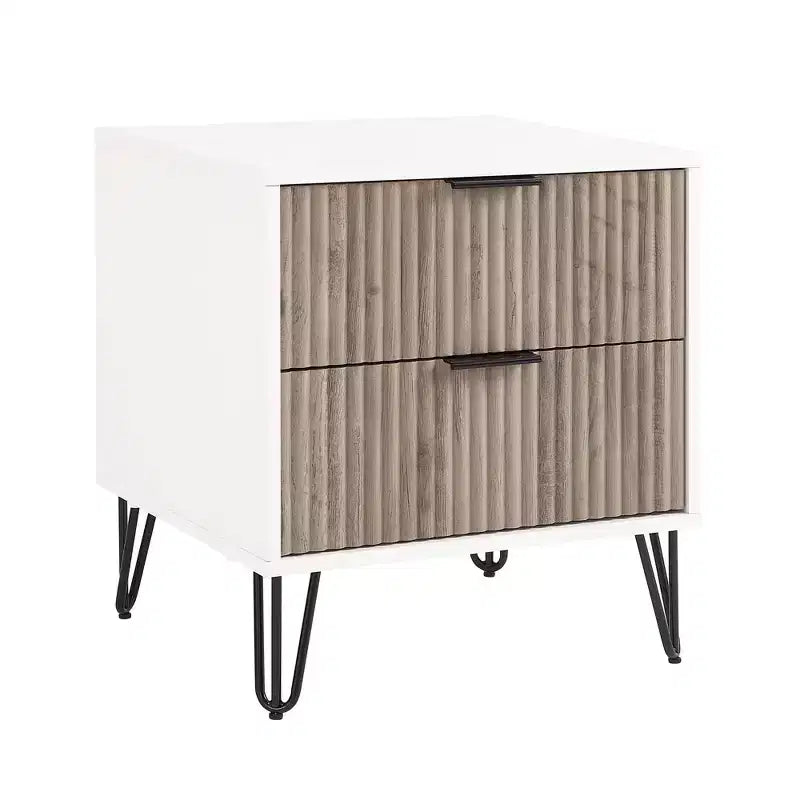 Manhattan Comfort Dumbo Set Comò a 5 Cassetti, Comò a 6 Cassetti e Comodino da 3 Pezzi