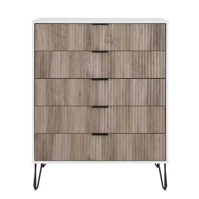 Manhattan Comfort Dumbo Cassettiera a 5 cassetti