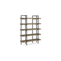 Signature Design by Ashley Montia 76 5 Shelf Bookcase, Light Brown