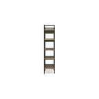 Mobile libreria Ashley Montia a 5 ripiani, design Signature, marrone chiaro