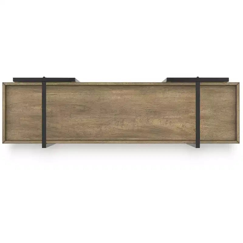 Mobile libreria Ashley Montia a 5 ripiani, design Signature, marrone chiaro