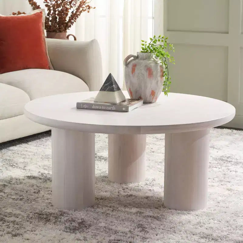 Tavolino rotondo a 3 gambe Mork - COF6604 - Safavieh