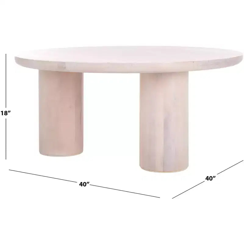Tavolino rotondo a 3 gambe Mork - COF6604 - Safavieh