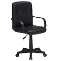 VECELO Home Office Desk Chair with Armrests, Mid Back Adjustable Height