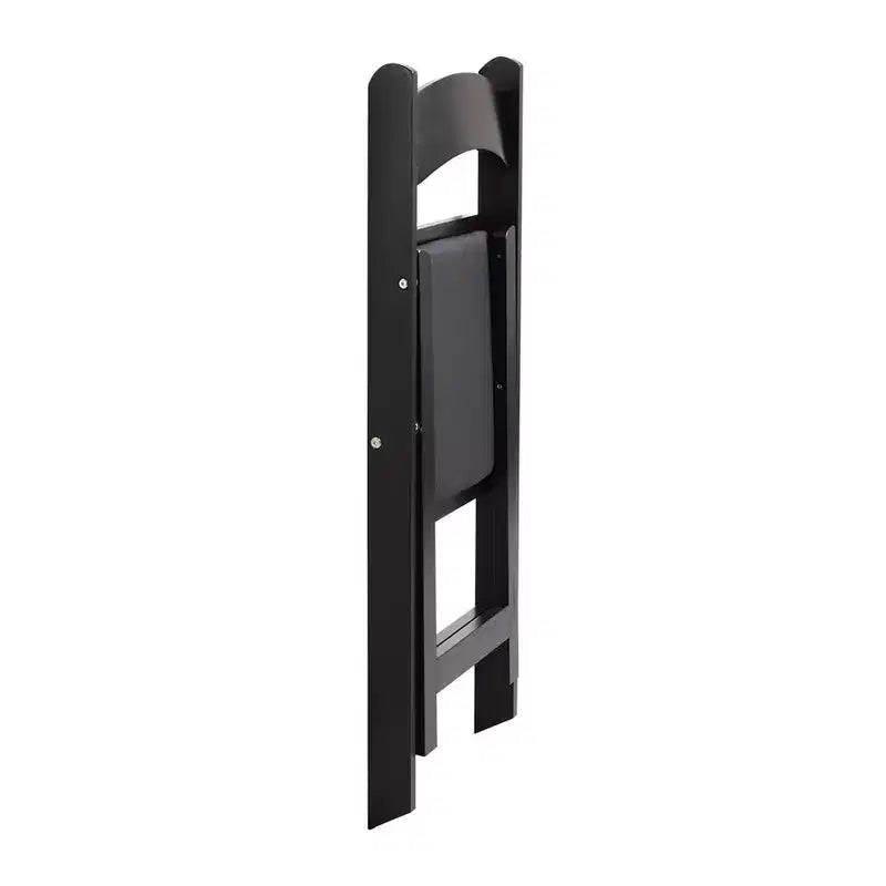 Set di 4 sedie pieghevoli imbottite, sedie da pranzo pieghevoli con seduta imbottita, sedie accentate portatili in legno per sala da pranzo, ristorante, ufficio, eventi