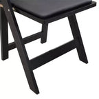 Set di 4 sedie pieghevoli imbottite, sedie da pranzo pieghevoli con seduta imbottita, sedie accentate portatili in legno per sala da pranzo, ristorante, ufficio, eventi