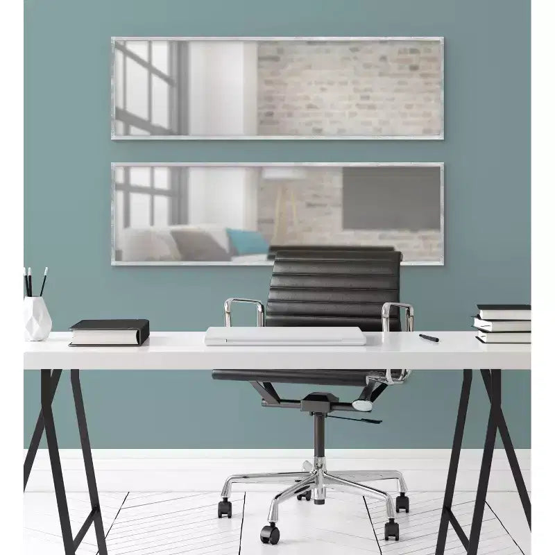 Specchio decorativo da parete incorniciato Travis 16 x 48 - Kate & Laurel All Things Decor