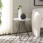 Tavolino Cade Marble - ACC3713A - Marmo Bianco/Nero - Safavieh