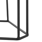 Tavolino d'appoggio rotondo Eloblaire - ACC4605A - Marmo Bianco/Nero - Safavieh