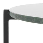 Tavolino Rotondo Evrynne - ACC4608A - Marmo Verde/Nero - Safavieh