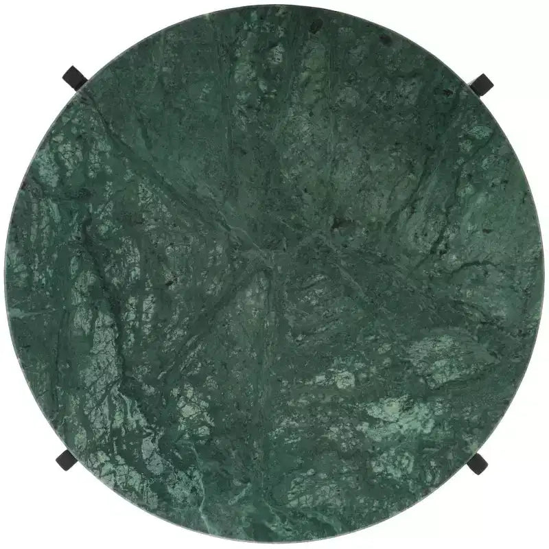 Tavolino Rotondo Evrynne - ACC4608A - Marmo Verde/Nero - Safavieh